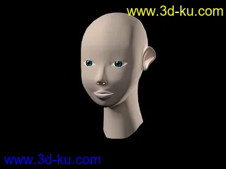 3D打印模型女性人物头像rentou的图片