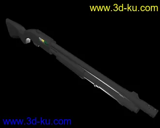 3D打印模型雷明顿870霰弹枪的图片