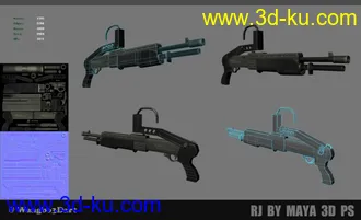 3D打印模型Shotgun的图片