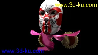 3D打印模型京剧人物猴子  （面具）的图片