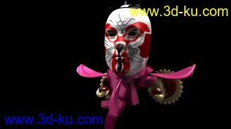 3D打印模型京剧人物猴子  （面具）的图片