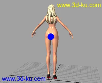 3D打印模型超性感女模maya max obj的图片