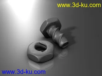 3D打印模型小小螺丝钉一枚的图片