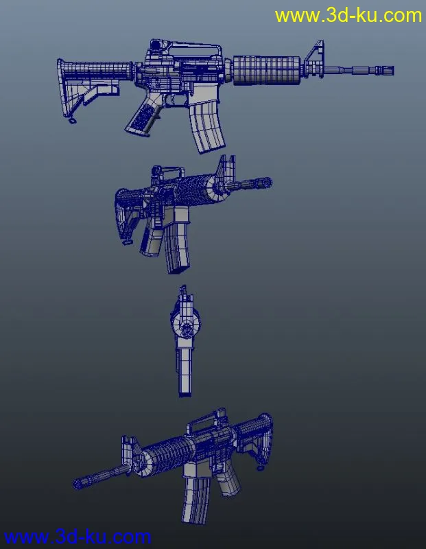 M16的模型 和大家分享下的图片1