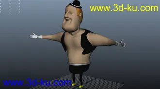 3D打印模型卡通大汉的图片