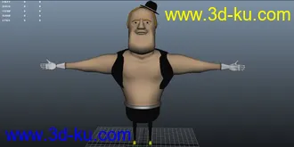 3D打印模型卡通大汉的图片