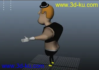 3D打印模型卡通大汉的图片