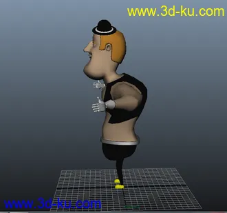 3D打印模型卡通大汉的图片