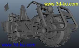 3D打印模型很霸气的摩托车的图片