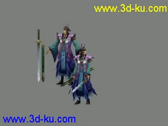 笑傲_左冷禅模型带动作呈宫廷帖图的图片