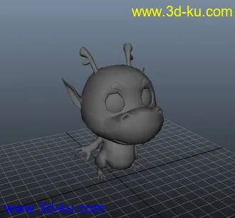 3D打印模型卡通龙的图片
