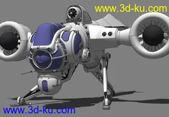 3D打印模型科幻飞行器的图片