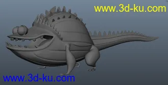 3D打印模型可爱小怪物~~的图片