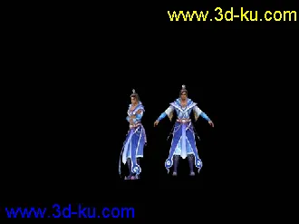 术修男 装备03 模型带动作带东方青帖图的图片