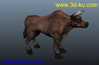 3D打印模型牛的图片