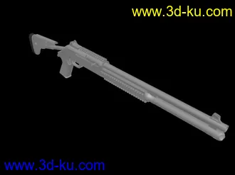 3D打印模型M1014战斗霰弹枪的图片