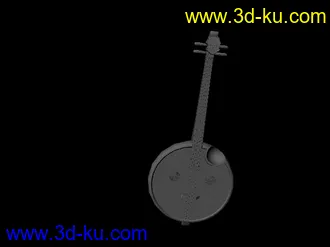 3D打印模型一把很不错的琵琶的图片