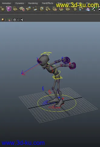 3D打印模型一个有跳跃的动画的图片