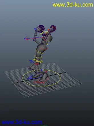3D打印模型一个有跳跃的动画的图片
