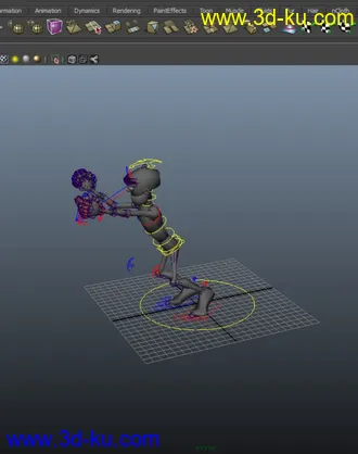 3D打印模型一个有跳跃的动画的图片