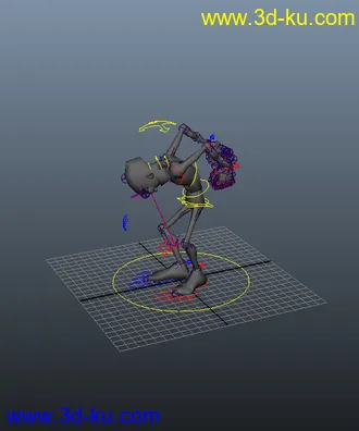 3D打印模型一个有跳跃的动画的图片