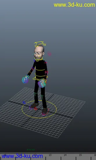 3D打印模型一个跳跃的男人的图片