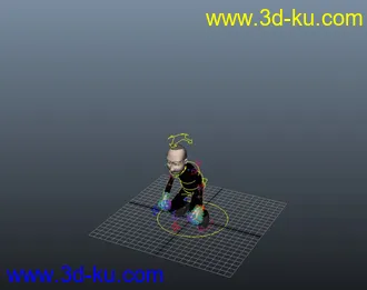 3D打印模型一个跳跃的男人的图片