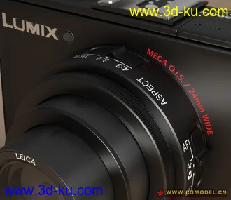 3D打印模型松下 LX3 卡片机的图片