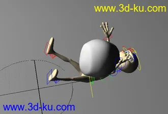 3D打印模型走路 跑 疯狂跑步 搬东西  基础动画齐全  适合初学动画者学习呦！！的图片