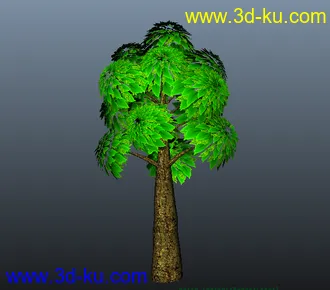 3D打印模型卡通树的图片