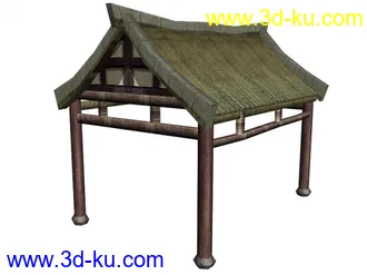 3D打印模型6个古代的亭子的图片