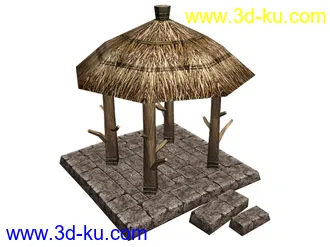 3D打印模型6个古代的亭子的图片