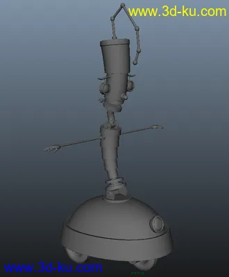 3D打印模型学生时代做的 机器人的图片