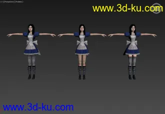 3D打印模型游戏美女的图片