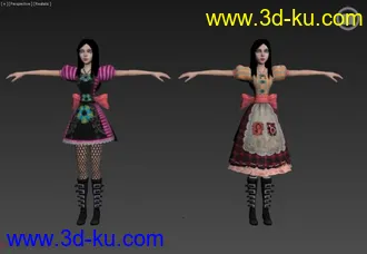 3D打印模型游戏美女的图片