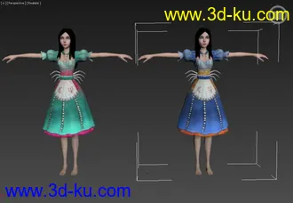 3D打印模型游戏美女的图片