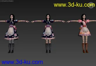 3D打印模型游戏美女的图片