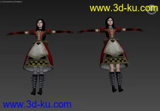 3D打印模型游戏美女的图片