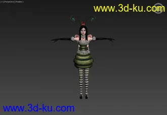 3D打印模型游戏美女的图片