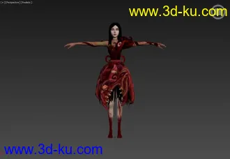 3D打印模型游戏美女的图片