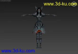 3D打印模型游戏美女的图片