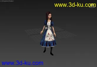 3D打印模型游戏美女的图片