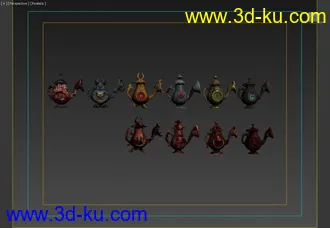 3D打印模型游戏美女的图片