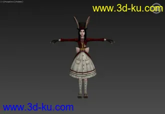 3D打印模型游戏美女的图片
