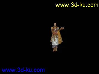 剑三J3模型04天竺迦兰僧带动画呈佛祖帖图的图片