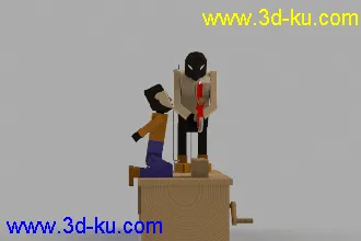 断头台动画小模型的图片