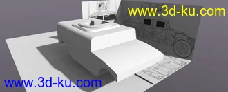 3D打印模型悍马装甲车的图片