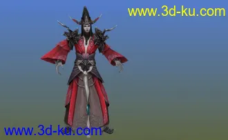 剑三J3模型03红衣教E13006带动作显阉人太监帖图的图片