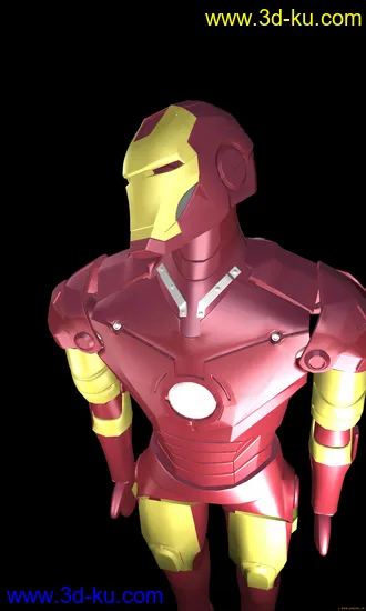 3D打印模型钢铁侠带贴图的图片