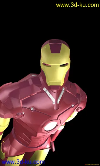 3D打印模型钢铁侠带贴图的图片